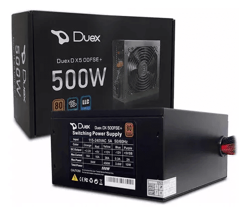 image-112 Fonte Duex 500FSE 500W 80 Plus Bronze PFC Ativo – Vale a Pena?