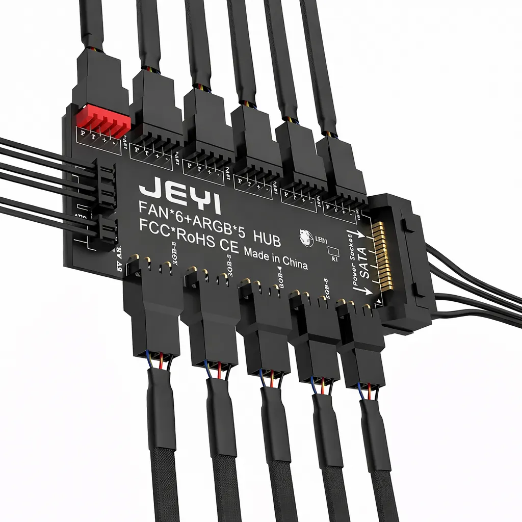 image-2 🌈 Controladora RGB ARGB 3 Pinos 5V: Iluminação Perfeita para seu Setup Gamer