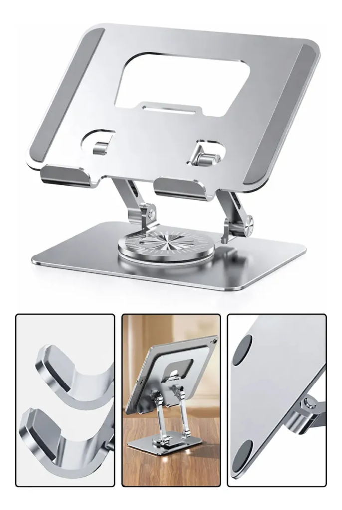 image-20-686x1024 📱 Suporte Dobrável de Alumínio para Tablet e Notebook: Ajuste Total e Máxima Estabilidade