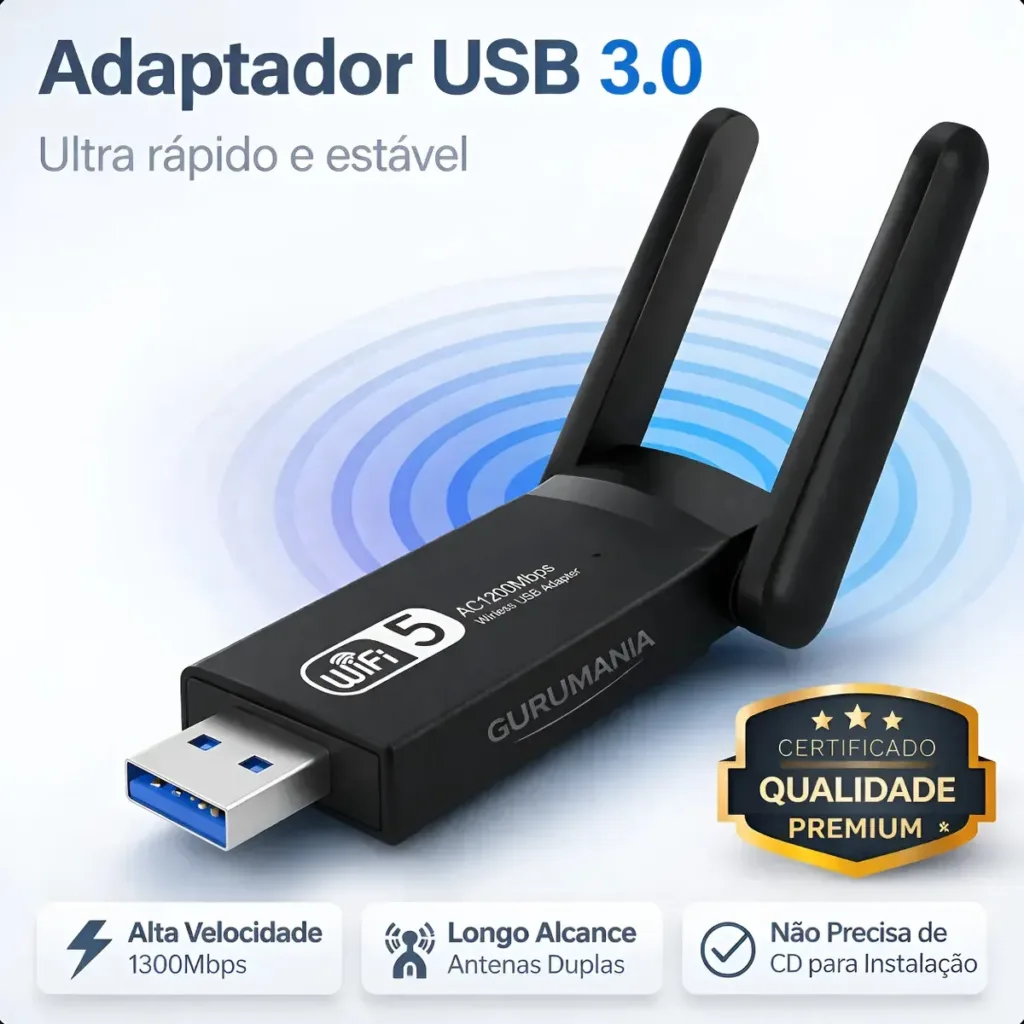 image-6-1024x1024 📶 Adaptador WiFi USB 3.0 Dual Band 1300Mbps: Mais Velocidade e Estabilidade Para Seu PC